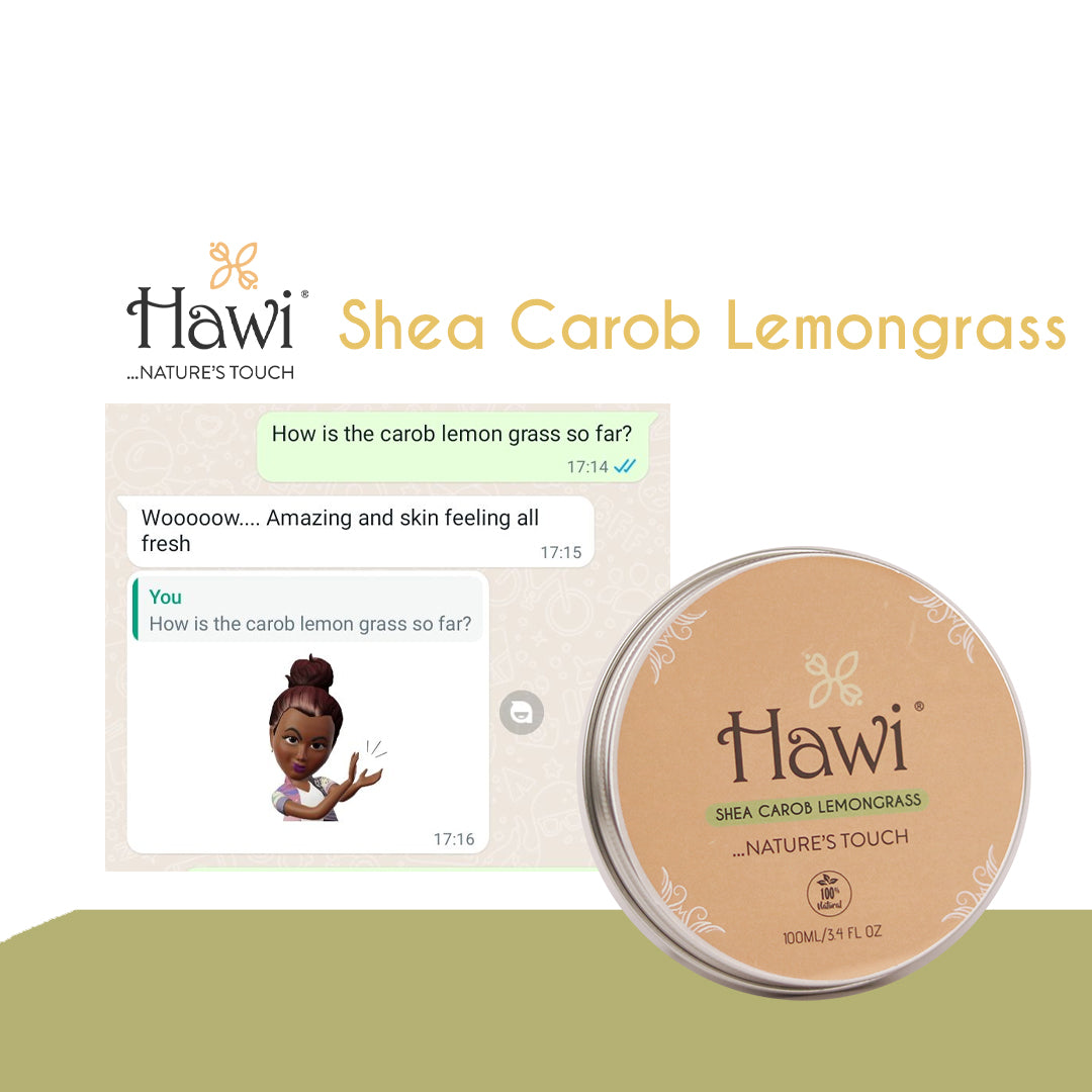 Hawi Shea Carob Lemongrass Moisturizer,100ml